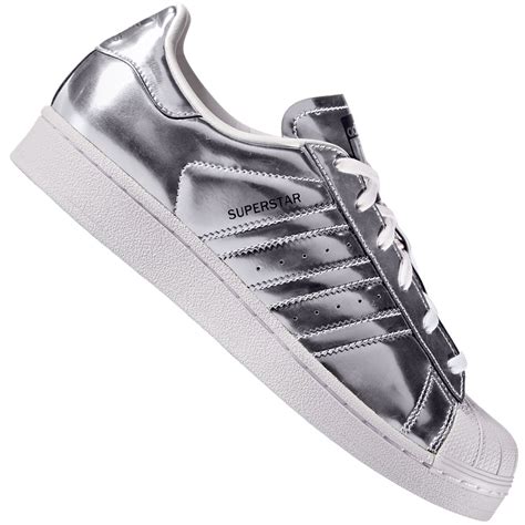 adidas superstar silber metallic damen|Adidas superstars for women.